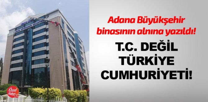 T.C değil Türkiye Cumhuriyeti