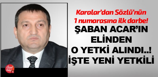 Karalar'dan Sözlü'nün 1 numarasına ilk darbe!