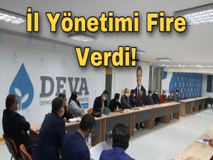 DEVA Partisi İl Yönetimi Adana’da fire verdi