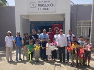 Mimarlar Odası Adana Şubesi bir köy okulunu boyadı ve tadilatını gerçekleştirdi