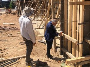 Başkan Zeydan KARALAR, Öğretmenler Bulvarı Otoyol Bağlantı Kavşağında İncelemelerde Bulundu