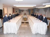 Vali Elban belediye başkanlarıyla bir araya geldi