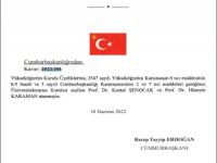 Resmi Gazete, Yükseköğretim Kurulu üyeliğine Prof. Dr. Şenocak ve Prof. Dr. Karaman atandı.